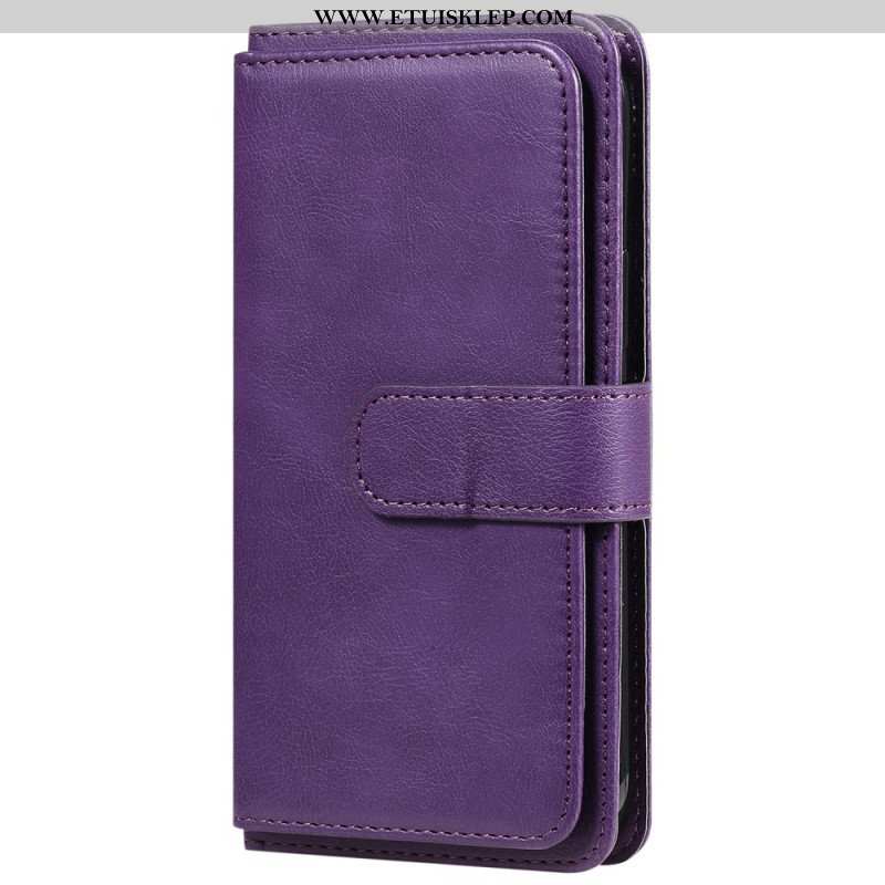 Etui Folio do Oppo A94 5G Etui Na Karty Ze Sztucznej Skóry